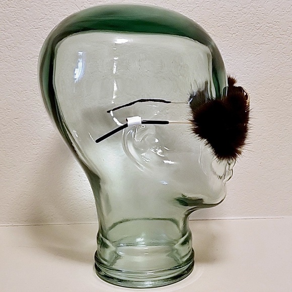 Saint Laurent Mink Fur Classic 11 Aviator Shield Sunglasses - Picture 14 of 14